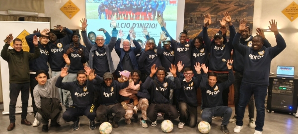 I Lions United festeggiano con Apro l’inizio della  nuova stagione calcistica